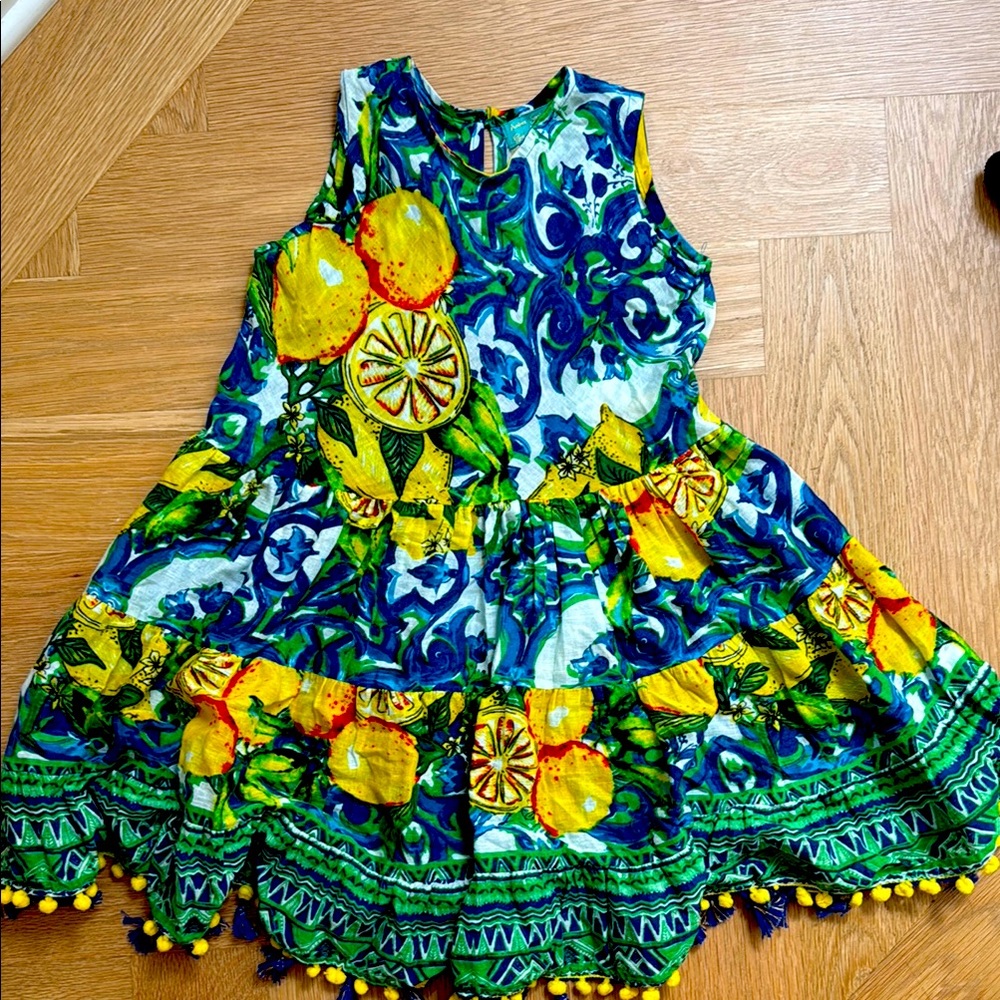 🇮🇹 Amalfi Coast kids dress, 6-8
